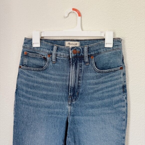 Madewell Blue Denim High Rise The Perfect Vintage Jeans Women’s Size 27 - Picture 2 of 5